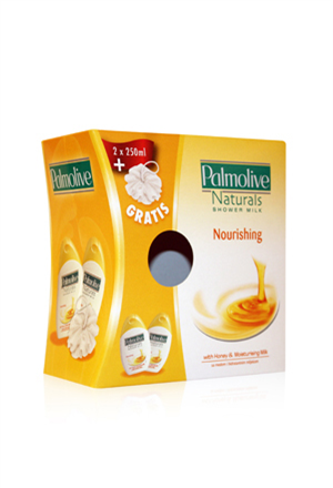 PRODAJNA EMBALAŽA PALMOLIVE NATURALS  SHOWER MILK HONEY & MILK