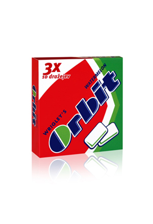 PRODAJNA EMBALAŽA ORBIT 3PACK WATERMELON